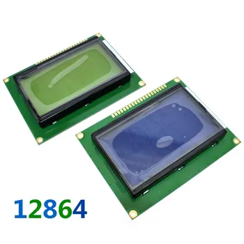 12864 128x64 точек Графический ЖК-дисплей синего цвета с подсветкой для arduino raspberry pi