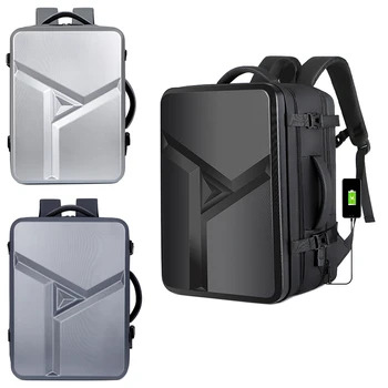 17,3-Дюймовый водонепроницаемый Рюкзак для ноутбука, Игровой Противоугонный рюкзак для мужчин с USB-зарядкой, Умная деловая дорожная сумка в твердом корпусе、