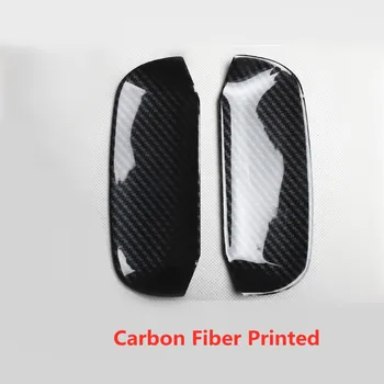 2 шт. с Принтом из углеродного волокна для Suzuki Jimny, наклейка на наружные дверные чаши, Литьевая отделка