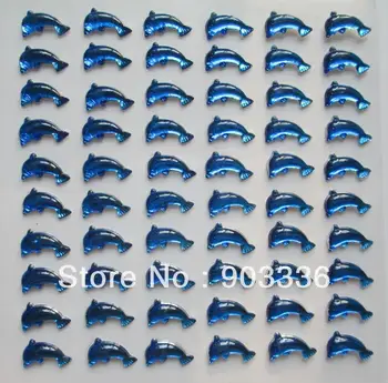 20 Листов 13*8 мм 60 шт./лист Синий Дельфин Самоклеящиеся Наклейки для Скрапбукинга Дневник Мобильный Детский Бумажный Альбом на День Рождения Diy