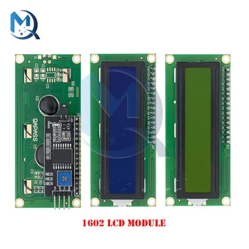 5v LCD1602 1602 ЖК-дисплей I2C Дисплейный Модуль Синий/Желто-Зеленый Экран PCF8574T Подсветка LED Srceen Доска Фон для Arduino