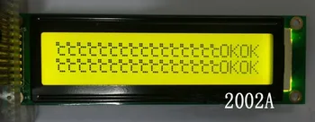 5V LCD2002 20X2 2002 202A ЖК-дисплей Модуль Дисплея LCM Желтая светодиодная Подсветка 20*2 Высокое Качество