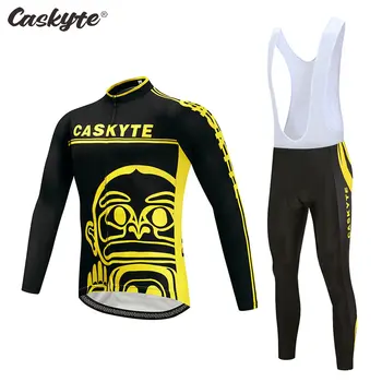 caskyte 2021 горный велосипед, мужской костюм с длинными рукавами, одежда для велоспорта, дышащее MTB джерси ciclismo