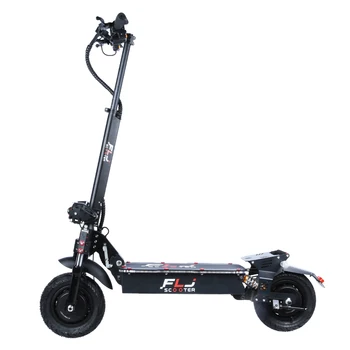 FLJ Цена по прейскуранту завода-изготовителя электрические скутеры 52V 1200W x 2 шт. мотор 10-дюймовая дорожная шина e мотоцикл скутер для взрослых 60-120 км