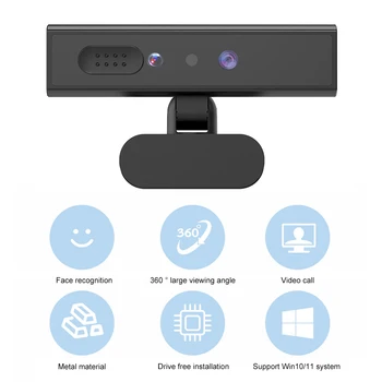 HD 1080P Cam Веб-камера Компьютер ПК Веб-USB-камера с микрофоном Для прямой трансляции Видеозвонок Конференция Рабочая веб-камера