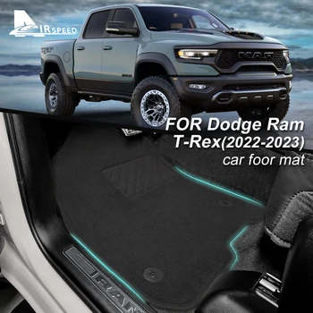 LHD Для DODGE RAM T-REX (2022-2023) Нейлоновый бархатный коврик для ног Оригинальная модель Автомобиля Простота установки Простота и легкость чистки