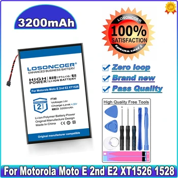 LOSONCOER 3200 мАч FT40 Батарея Для Motorola Moto E 2nd E2 XT1526 1528 XT1063 XT1077 XT1527 XT1511 XT1505 XT1524 XT1526