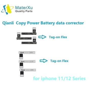 MasterXu Qianli icopy Battery Flex для iPhone 11 12 pro Max Ремонтная Бирка На кабеле питания и передачи данных Наборы Инструментов Для замены JC Write