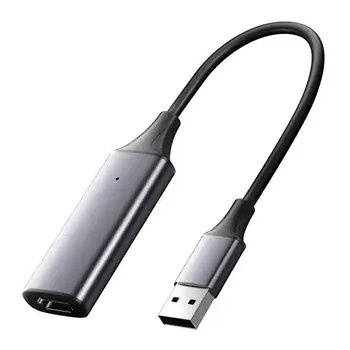 Mini HD 1080P HDMIs-совместимый с USB блок видеозахвата для записи карточных игр для компьютера, Youtube OBS и т.д. Прямая трансляция