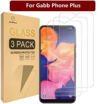 Mr.Shield [3 упаковки] Защитная пленка для экрана Gabb Phone Plus [Закаленное стекло] [Японское стекло твердостью 9H] Защитная пленка для экрана