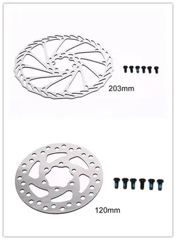 MTB/дорожный Дисковый тормоз/Тормозной диск для велосипеда для велокросса, 6 болтов, осевая линия 120 203 Мм, Тормозной Ротор Велосипеда, Новый, 2 размера