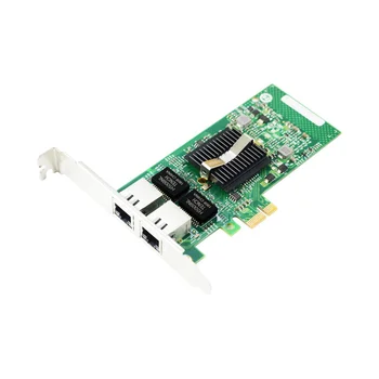 NA82575-T2 PCI-Ex1 Гигабитная Двойная Электрическая Серверная Сетевая карта с чипом 82575EB Настольная сетевая карта