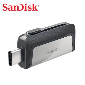 SanDisk 128 ГБ SDDDC2 Экстремально Высокая скорость Type-C USB 3,1 32 ГБ Двойной OTG USB флэш-накопитель 64 ГБ Флеш-накопитель 256 ГБ 150 М/с Флеш-накопители
