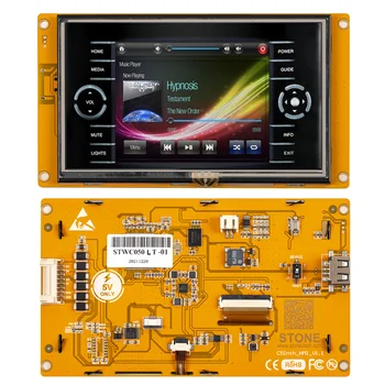 SCBRHMI C Series 5-дюймовый сенсорный модуль Smart HMI TFT LCD с 262 Тыс. цветов