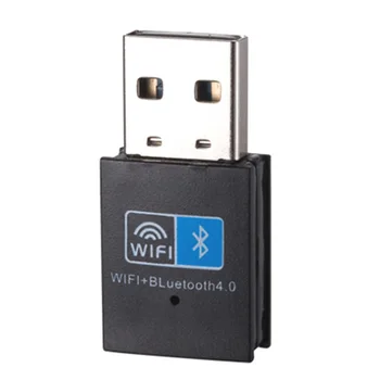 USB WiFi Bluetooth Адаптер 150 Мбит/с Сетевая карта Беспроводной ключ 2,4 ГГц для ПК Ноутбук Настольный Windows 10/8/7/XP/Vista Mac Linux
