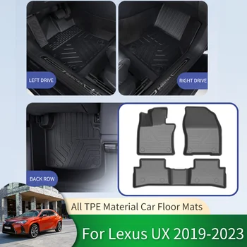 Автомобильные Водонепроницаемые Нескользящие Коврики TPE с полным покрытием, Защитный вкладыш, Коврик для ног, Ковер для Lexus UX 200h 250h 260h ZA10 2019 ~ 2023
