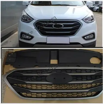 Автомобильный стайлинг 2010-2014 для Hyundai Tucson ix35, Оригинальная отделка передней решетки из АБС-пластика, гоночные решетки, отделка 1ШТ