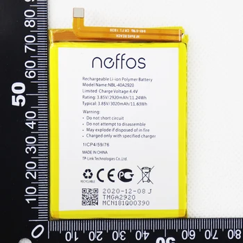 Аккумулятор NBL-40A2920 для мобильного телефона TP-Link Neffos C9A TP706A TP706C