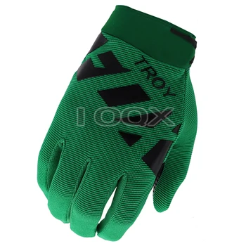 Бесплатная доставка, Зеленые гоночные перчатки для мотокросса, грязи, внедорожных велосипедных гонок, MX DH, MTB, ATV