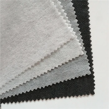 Двухточечная клейкая подкладка Нетканая легкоплавкая флизелиновая ткань Аксессуары для шитья одежды Утюг на подкладке