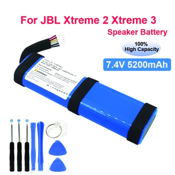 Для JBL Xtreme 2 Xtreme 3 Xtreme2 Xtreme3 Сменный Аккумулятор 7,4 В 5200 мАч Bluetooth Батареи для Динамиков Аккумуляторный Аккумулятор 6-проводный Штекер