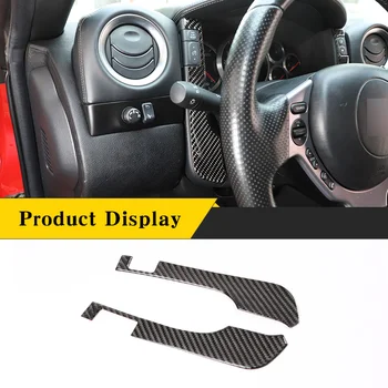 Для Nissan GTR R35 2008-2016 Настоящие кнопки из углеродного волокна (мягкие) с обеих сторон приборной панели Аксессуары для интерьера автомобиля