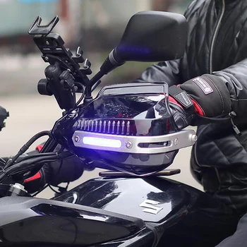 Защита руля Мотоцикла, Цевье, Защита рук на Руле со светодиодной Подсветкой для Ktm Duck 125 200 390 790 Exc 250 450 520 2002