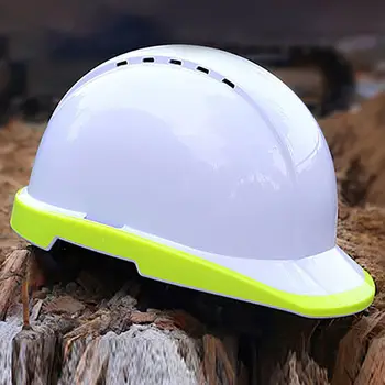 Защитная каска с вентиляцией, рабочий шлем для альпинизма, регулируемая повязка на голову, ударопрочный, флуоресцентный желтый/оранжевый для рабочих