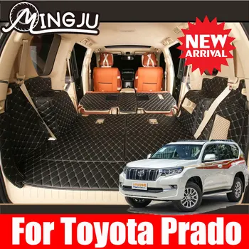 Изготовленный на заказ коврик для багажника автомобиля Toyota Land Cruiser Prado 150 7 мест 2017-2018 2019 2020 2021 ковер для карстайлинга грузового лайнера