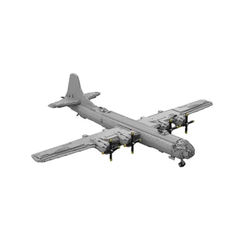 Масштаб 1:35 B-29 Superfortress Самолет Второй мировой войны Дальний Бомбардировщик Строительный Блок Модель Набор Военный Самолет Истребитель Кирпичная Игрушка Подарок