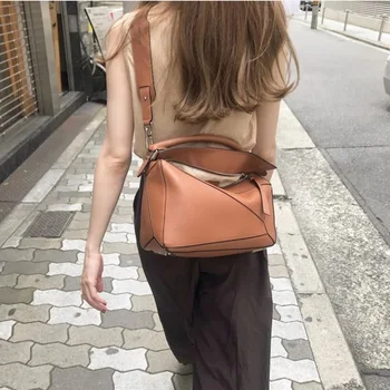 Модная женская сумка через плечо, кожаная геометрическая сумка-мессенджер, роскошная дизайнерская сумка, кошельки и сумки, сумки через плечо для женщин