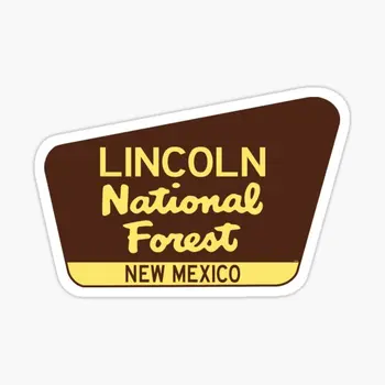 Национальный лес Линкольна, Нью-Мексико, Знак, 5 шт., автомобильные наклейки для забавного холодильника, ноутбука, Мультяшные наклейки для детей, гостиной, мотоцикла