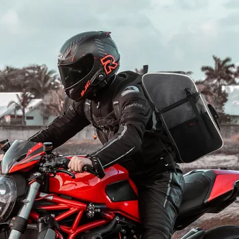 Новая сумка для мотоциклетного шлема, дорожная мужская женская двухслойная многофункциональная комбинированная водонепроницаемая сумка для бега большой емкости