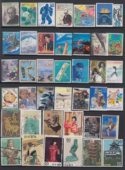 Новинка, 50 шт./лот, Японская марка, все разные почтовые марки без повтора для коллекционирования