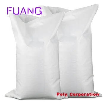 Новый пустой логотип на заказ большая ламинированная сахарная мука из полипропиленовой ткани упаковка 25 кг 50 кг мешок для риса