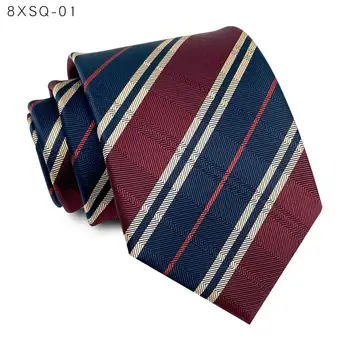 Официальный галстук длиной 8 см, аксессуары для мужского делового костюма, Повседневная одежда для поездок на работу, широкий галстук для рук