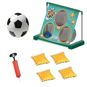 Портативная детская электрическая передвижная футбольная сетка, Складная футбольная тренировочная сетка для занятий спортом на открытом воздухе, в помещении, 2-в-1 футбольная сетка