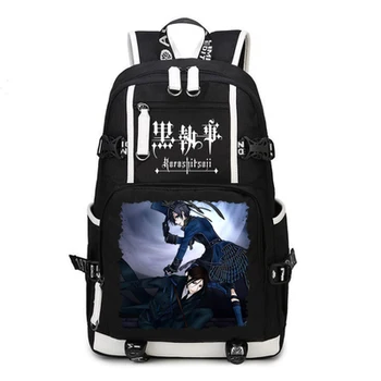 Рюкзак Black Butler Для Косплея Kuroshitsuji Ciel Phantomhive, холщовая сумка, школьный рюкзак, дорожные сумки