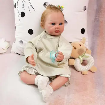 Силиконовая кукла-возрождение, имитация младенца, милая детская креативная коллекция детских игрушек-компаньонов