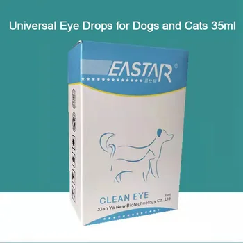Универсальные глазные капли для собак и кошек 35 мл, глазные капли для домашних животных, удаляющие слезы, катаракту, глазные экскременты, глазные капли для кошек и собак