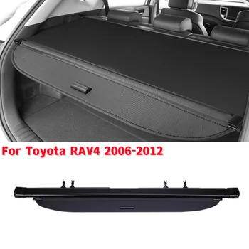 Черный брезентовый автомобильный задний Выдвижной грузовой защитный чехол для Toyota RAV4 2006-2012